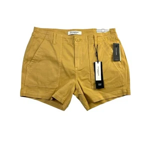 Liverpool Damengröße 10/30 Utility Shorts mit Pattentaschen Flachsgelb neu mit Etikett - Bild 1 von 4