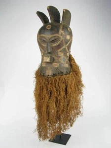 GothamGallery Fine African Art - DRC Tetela Tribal Mask - T - Picture 1 of 12