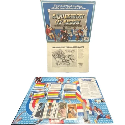 A Question of Sport Board Game 1986 Rare cards complete - checked vtg - Image 1 of 4
