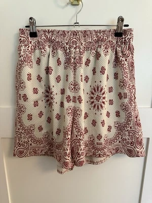 Bravest Studios бордовый кремовый пейсли шорты мужской размер большой - Изображение 1 из 4