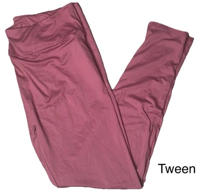 NUEVOS Leggings LuLaRoe Tween (00-0) TW SÓLIDOS Rosa Polvorienta Foto 1 de 4