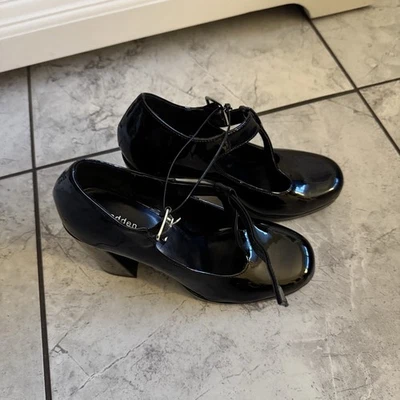 Madden Girl T-Strap Chunky Platform Shoes Size 8.5 - Image 1 of 4