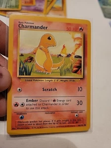 Charmander 46/102 Shadowless Base Set Pokemon Card - Picture 1 of 6