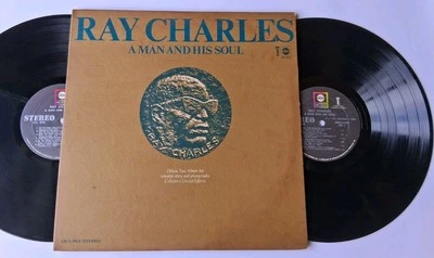 Ray Charles - A Man And His Soul Vinyl 2XLP - 1967 ABC - Best Of - Image 1 of 4
