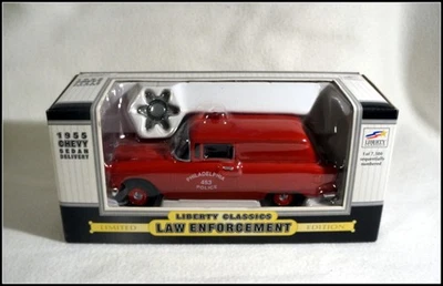 Liberty Classics 1955 Chevy Sedan Delivery Philadelphia Police 1:24 New OS #Z966 - Image 1 of 4