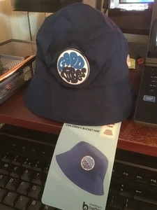 BLUE GOOD VIBES BABY BUCKET HAT 3 MONTHS - 1 YEAR BIRTHDAY CHRISTMAS - Picture 1 of 1