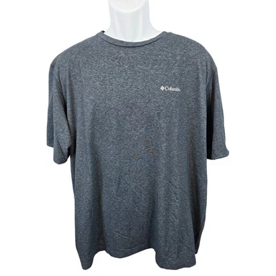 Camisa masculina Columbia Omni Wick XXL cinza urze manga curta 2X excelente estado usado/B68 - Imagem 1 de 4