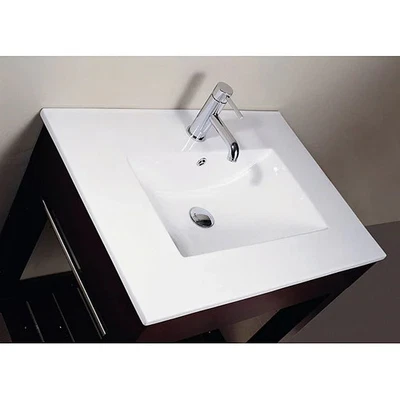 Avanity 25 in. Vitreous China Top with Integrated Bowl - White 25"W x 22"L - Image 1 of 4