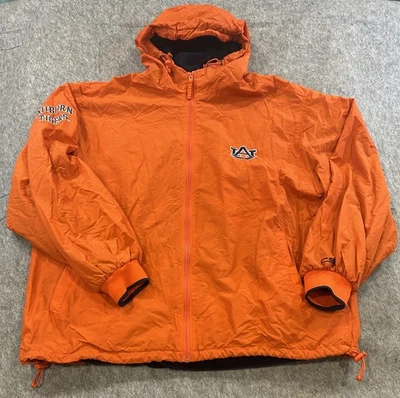 Jaqueta masculina Auburn Tigers com capuz GG quebra vento crable roupas esportivas - Imagem 1 de 4