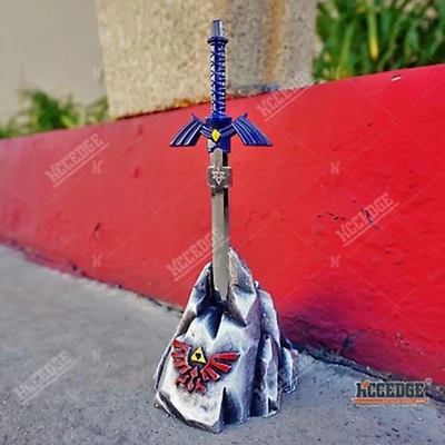 Master Sword Letter Opener con Base Legend of Zelda Hylian Videojuego Foto 1 de 4