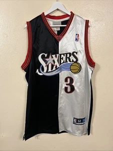 Allen Iverson Authentic Reebok Split Black White 76ers Trikot, Gr. 52 (2XL) - Bild 1 von 12