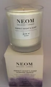 NEOM Perfect Night’s Sleep Scented Candle “SCENT TO SLEEP” 185g NEW - Picture 1 of 7