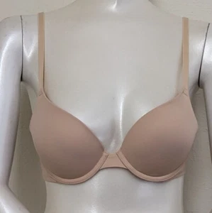 Reggiseno donna Victoria's Secret beige imbottito taglia 34A nuovo senza etichetta - Foto 1 di 3