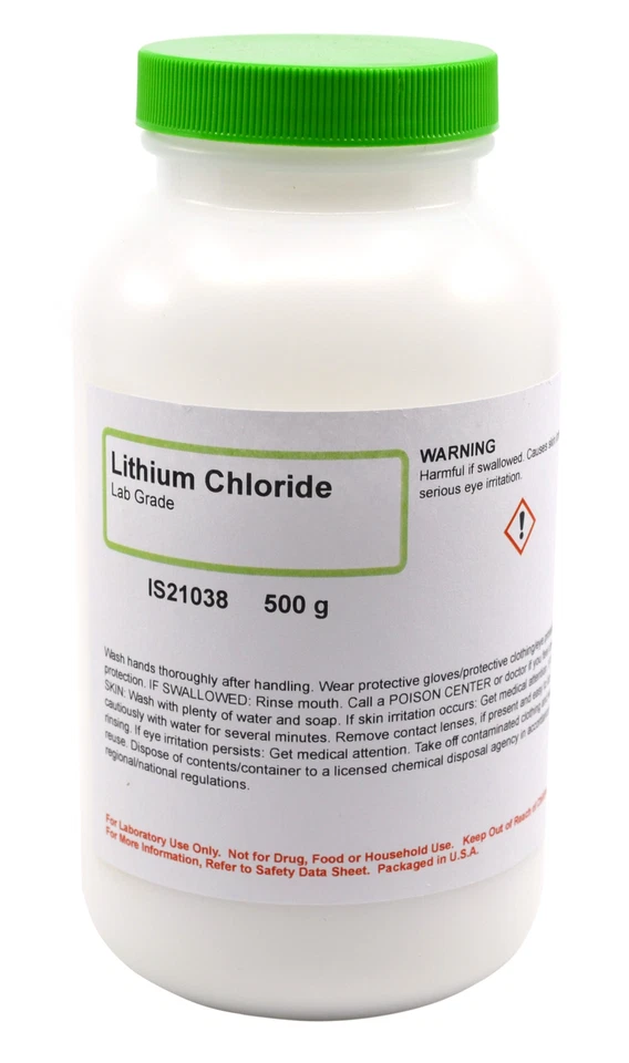 INNOVATING SCIENCE Laboratory-Grade Lithium Chloride, 500g - The Curated Chemical Collection