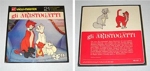 View Master GAF GLI ARISTOGATTI Walt Disney 21 foto racconto NB 365 stereoscopio - Picture 1 of 1