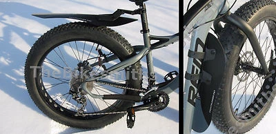 Axiom FrontRunner Or RearRunner Or BOTH Fat Bike MT Fender ClipOn QR Lightweight - Image 1 of 4