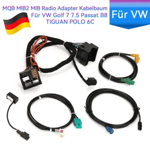 Für VW Golf 7 7.5 Passat B8 TIGUAN POLO 6C MQB MIB2 MIB Radio Adapter Kabelbaum - Bild 1 von 6