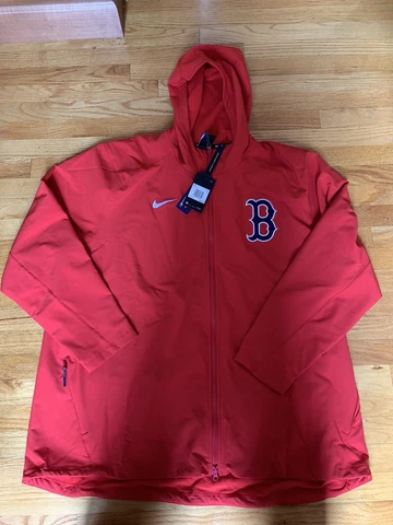 Nwt $120 MLB Nike Men's Boston Red Sox authentic hoodie Zip up RED  Sz 4xl rare Cover