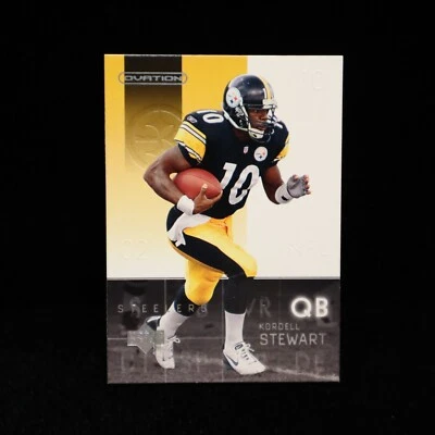 2002  Kordell Stewart   Pittsburgh Steelers Ovation  Upper Deck  #69 - Image 1 of 2