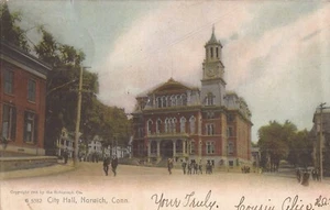 Norwich, CONNECTICUT - City Hall ©1905 - Picture 1 of 2