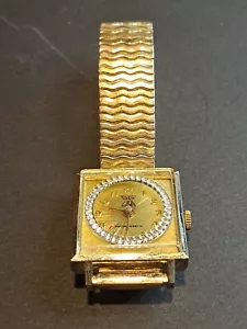 Vintage Swiss GG Gisa Antimagnetic ladies dress wrist watch, gold plated, WORKS! - Picture 1 of 18