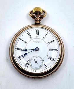 WALTHAM "CANADIAN PACIFIC RAILWAY" POCKET WATCH MODEL 1883 18S 17J RUNS M026 - Picture 1 of 7