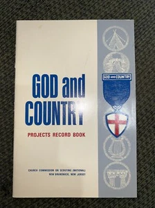1969 Boy Scout God And Country Projects Record Book - Picture 1 of 5
