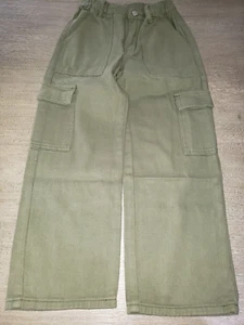 TEENS size 8/9 NEW NWOT PANTS 22 WAIST 22 INCH INSEAM green SCHOOL WEAR - Picture 1 of 2