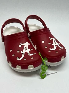 Crocs University of Alabama Classic Clogs College Football Unisex Women 8 Men 6 - Picture 1 of 10