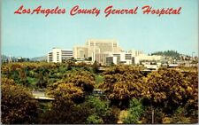 60's Los Angeles County General Hospital Soap Opera UNP DB Chrome View Postcard 