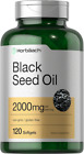 Black Seed Oil 2000mg | 120 Softgel Capsules | Nigella Sativa | by Horbaach