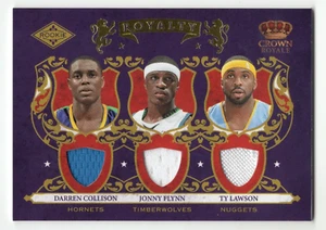 Darren Collison/Ty Lawson/Jonny Flynn 2010 Panini Crown Royale baloncesto novato - Imagen 1 de 2