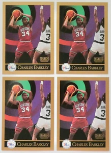 1990-91 SKYBOX BASKETBALL Charles Barkley 4x Card Lot NM #211 76ers Suns HOF - Picture 1 of 2