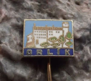 Orlik Czech Gothic Castle Chateau Czech Tourist Souvenier Sight Pin Badge - Picture 1 of 5