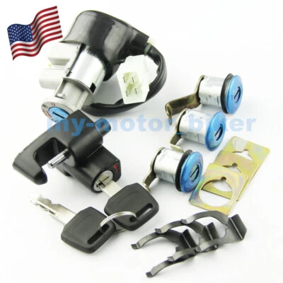 Ignition Switch Key Gas cap Kit for Honda CN250 Helix 1986 87-2007 35010-KS4-711 Foto 1 de 4