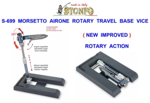 2025 STONFO S-699 MORSETTO AIRONE ROTARY TRAVEL VICE FOR FLY TYING TROUT FLIES - Picture 1 of 1