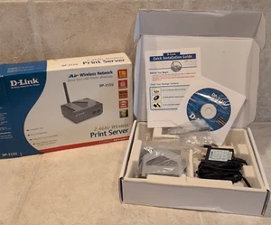 Serveur d'impression sans fil D-Link DP-311U USB 802.11b boîte ouverte complet TESTÉ - Photo 1/11