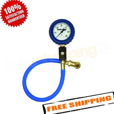 Manómetro de presión de aire que brilla en la oscuridad Intercomp 360070 2,5" Deluxe 60 PSI Foto 1 de 2