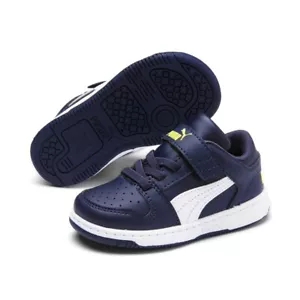 Puma Kinder Rebound LayUp Lo SL v INF Schuhe Sneaker Sportschuhe Peacoat - Bild 1 von 6