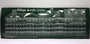 Department 56 Village Acrylic Icicles Accessory Set of 4 5211~6 NIP - Picture 1 of 1
