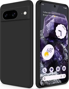Pour Google Pixel 8 Housse de Protection Coque arrière Mate Légère Noir - Photo 1 sur 1