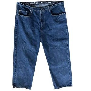 Ralph Lauren Polo Jeans Company Pantalones de mezclilla holgados para hombre 44x30 azul patinador ancho - Imagen 1 de 9
