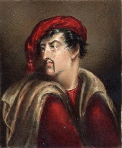 EMMA ELEONORA KENDRICK - Miniature Painting CLASSICAL STUDY - MALE PORTRAIT - Picture 1 of 4