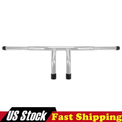 Silver 8 Inch Rise T-Bars Fit For Harley Sportster Softail FLST FXST - Изображение 1 из 4