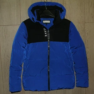 Ted Baker Boys Blue Fleece Lined Quilted Jacket Winter Coat Age 12 - Picture 1 of 7