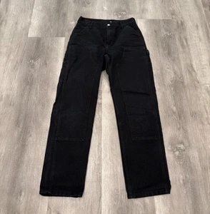Carhartt WIP Baggy Double Knee Carpenter Hose Schwarz Herren 27 - Bild 1 von 8