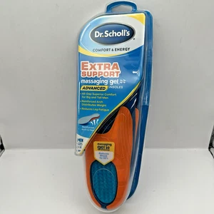 Dr. Scholls Para Hombres Talla 8-14 Gel de Masaje Soporte Extra Plantillas Avanzadas Ajuste a Ajuste - Imagen 1 de 4
