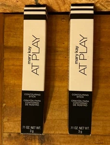 Lot Of 2 New In Box Mary Kay At Play Contouring Stick Sculpt 2 #120690 - Picture 1 of 2