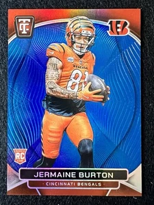 2024 Totally Certified - Jermaine Burton #141 RC - Mirror Platinum Blue /149 - Picture 1 of 3