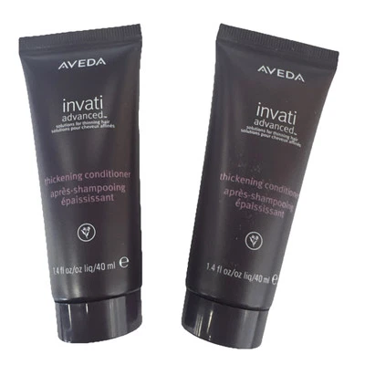 2X Aveda Invati Advanced Thickening Conditioner Duo 1.4 Oz 40 ML Travel - Image 1 of 2